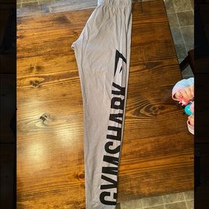 Gray gymshark joggers